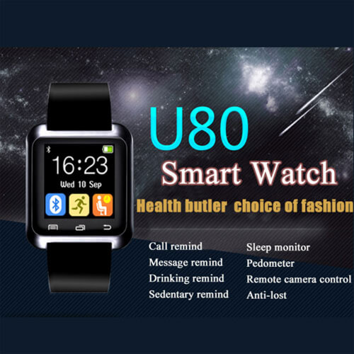умные часы U80 по цене 7,99 usd
