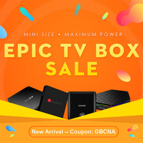 распродажа tvbox на Gearbest