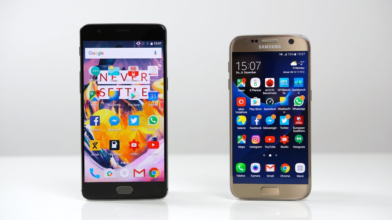 oneplus 3t vs samsung galaxy s7 edge